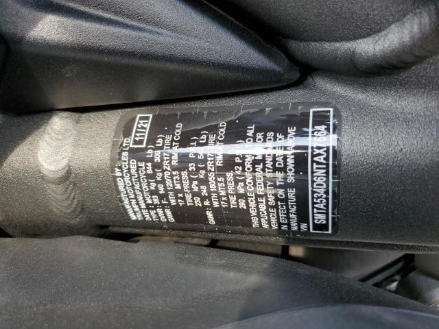 2022 TRIUMPH MOTORCYCLE STREET TRI SMTA534D6NTAX7664