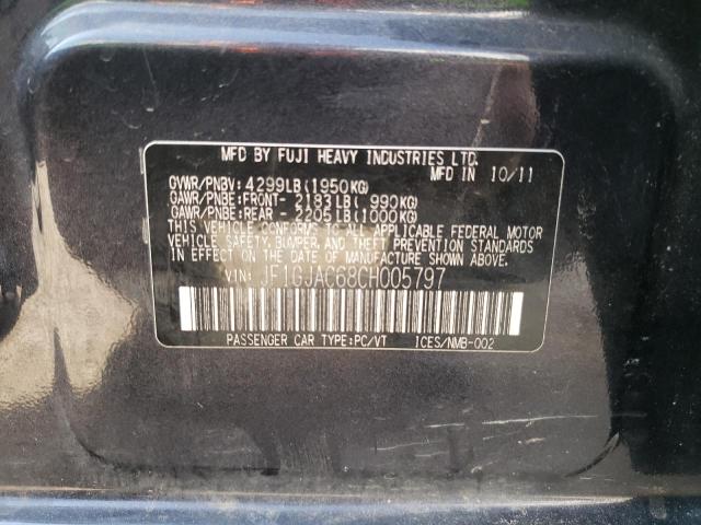 JF1GJAC68CH005797 Subaru Impreza Premium