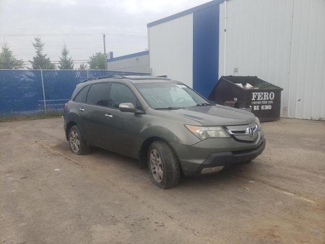 Salvage cars for sale from Copart Atlantic Canada Auction, NB: 2007 Acura MDX Techno