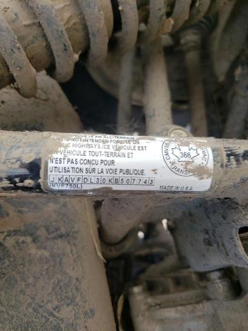 2019 KAWASAKI KVF750 L JKAVFDL30KB507743