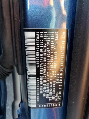 2017 VOLKSWAGEN BEETLE SE 3VWJ17AT4HM611075