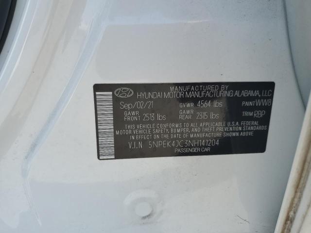 2022 HYUNDAI SONATA N L 5NPEK4JC3NH141204