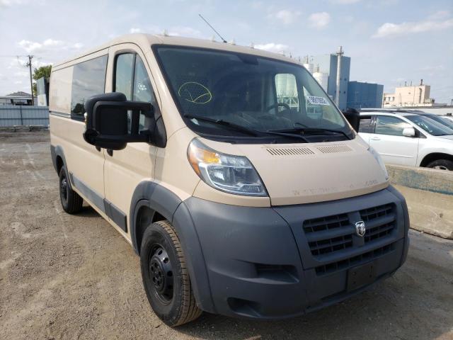 Salvage cars for sale from Copart Chicago Heights, IL: 2016 Dodge RAM Promaster