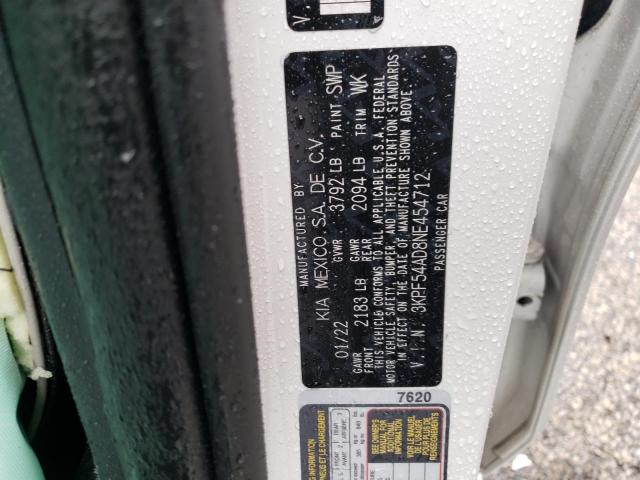 2022 KIA FORTE GT L - 3KPF54AD8NE454712