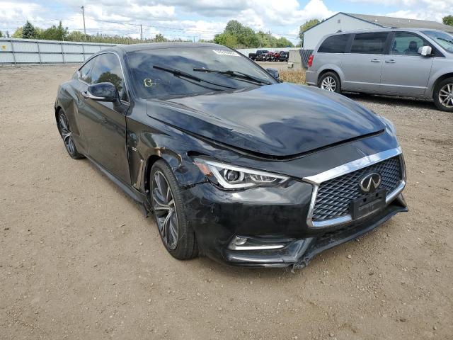 Salvage cars for sale from Copart Columbia Station, OH: 2019 Infiniti Q60 Pure