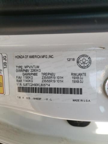 2019 ACURA RDX PLATIN 5J8TC2H90KL805714