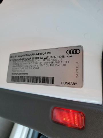 2016 AUDI TT TRUC5AFV3G1002682