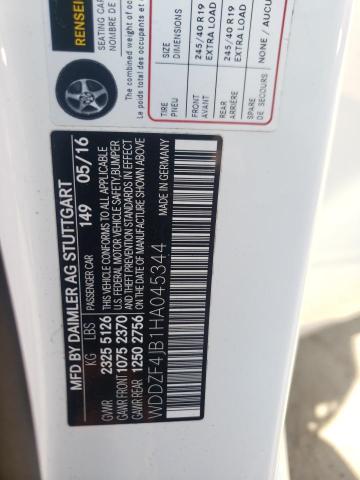 2017 MERCEDES-BENZ E 300 - WDDZF4JB1HA045344