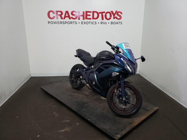 Salvage motorcycles for sale at Ham Lake, MN auction: 2016 Kawasaki EX650 E