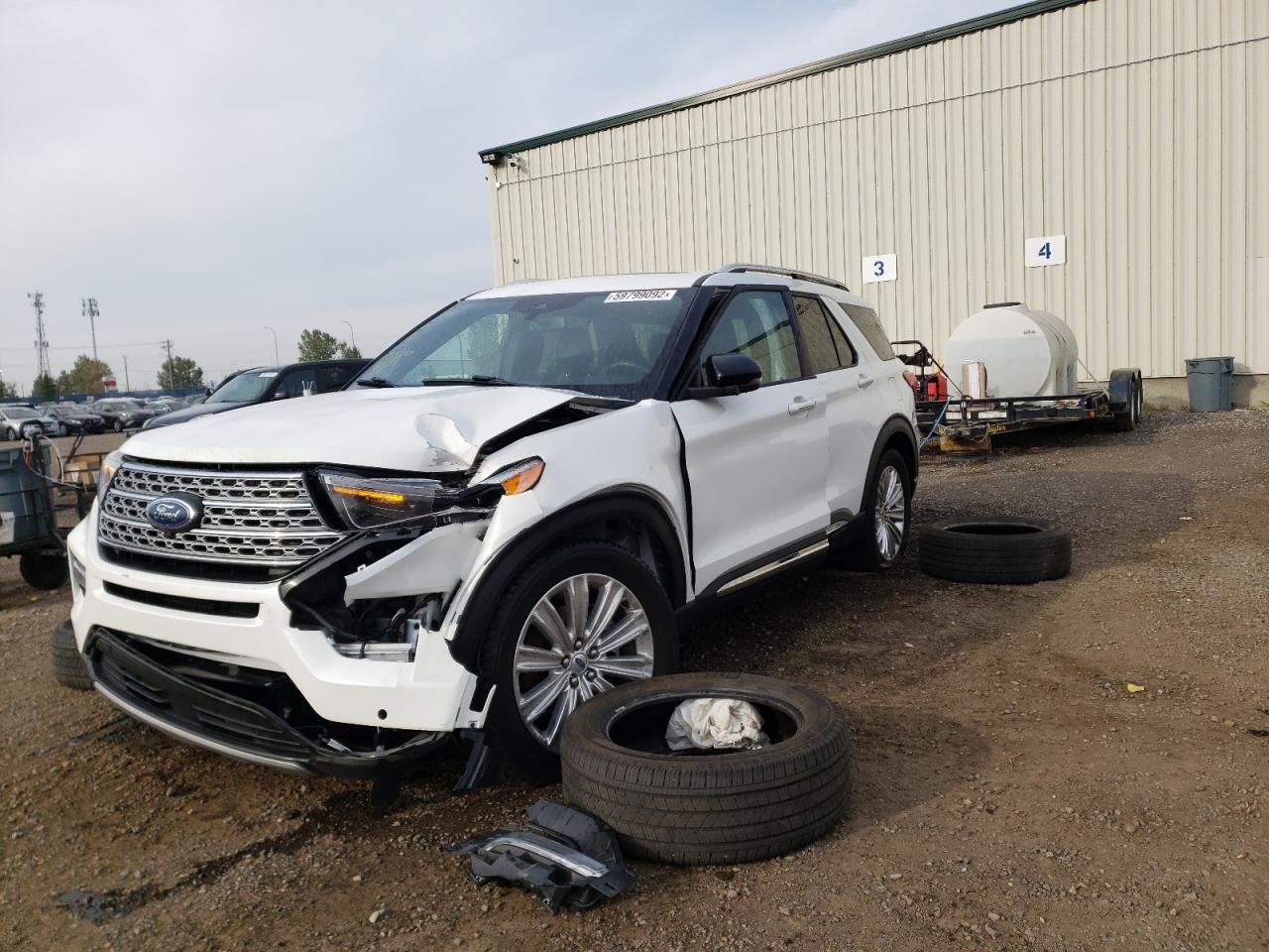 2020 Ford Explorer Limited VIN: 1FMSK8FH1LGA85985 Lot: 59799092