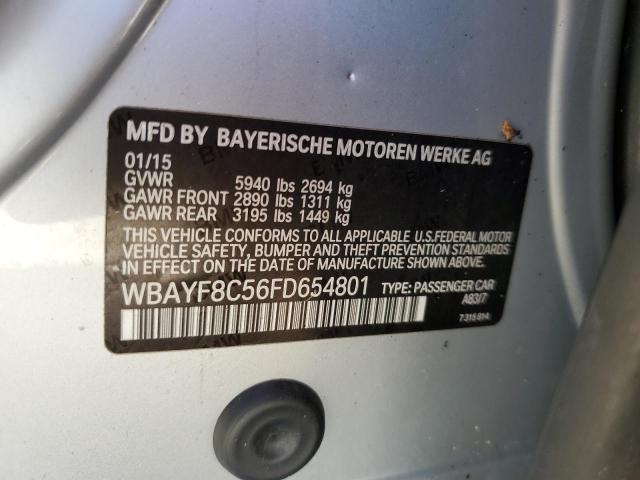 2015 BMW 745LI WBAYF8C56FD654801