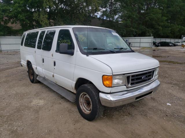 2007 Ford Econoline E350 Super Duty Wagon Белый vin: 1FBSS31LX7DB09862