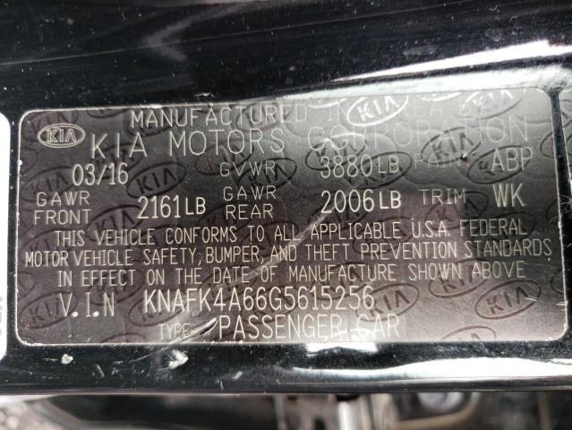 KNAFK4A66G5615256 KIA FORTE LX