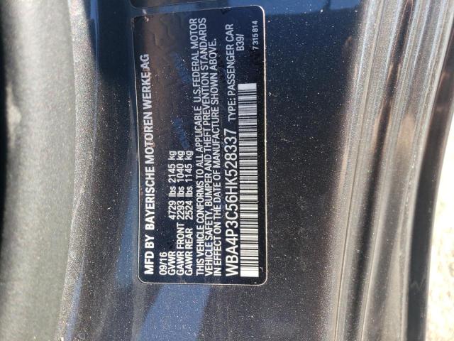 2017 BMW 440XI WBA4P3C56HK528337