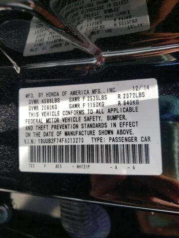 2015 ACURA TLX ADVANC 19UUB2F74FA013270