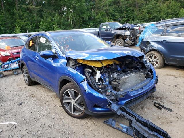 Salvage cars for sale from Copart Lyman, ME: 2021 Honda HR-V EX