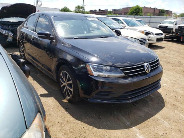 Salvage cars for sale from Copart Chicago Heights, IL: 2017 Volkswagen Jetta SE