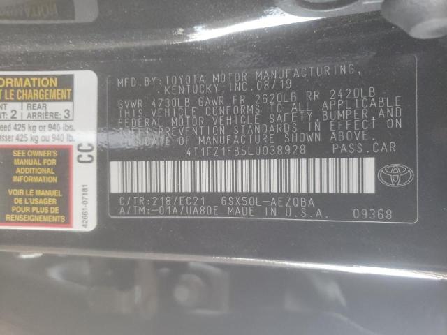 2020 TOYOTA AVALON XSE 4T1FZ1FB5LU038928