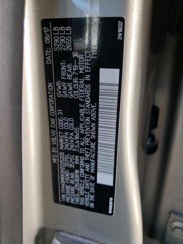 2017 VOLVO XC60 T5 DY YV440MRR2H2225205