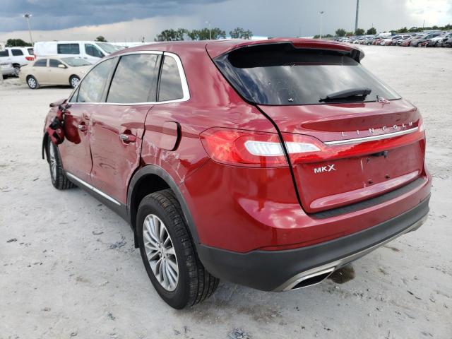 2016 LINCOLN MKX SELECT 2LMTJ6KRXGBL27524
