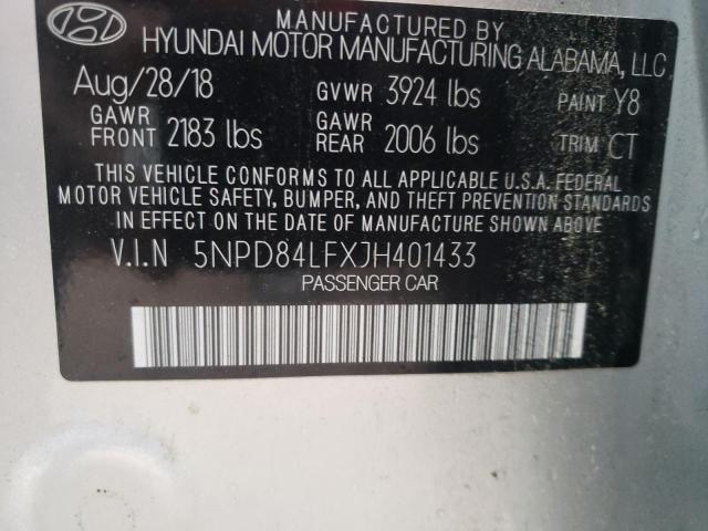 2018 HYUNDAI ELANTRA SE - 5NPD84LFXJH401433
