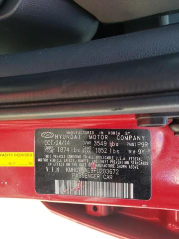 2015 HYUNDAI ACCENT GS KMHCT5AE9FU203672