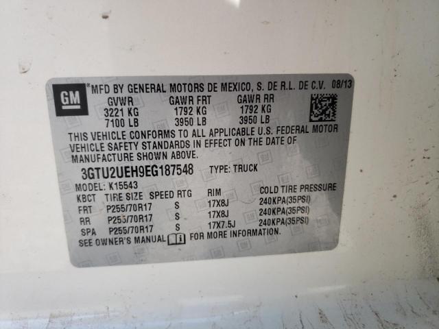 3GTU2UEH9EG187548 GMC Sierra K1500 Sle