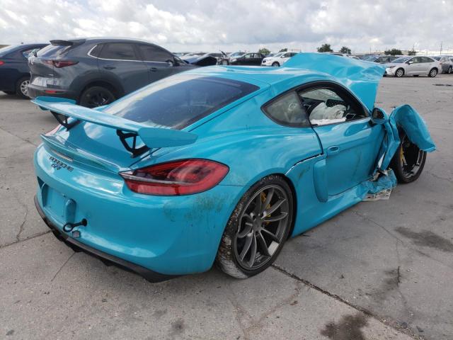 2016 PORSCHE CAYMAN GT4 WP0AC2A8XGK192019