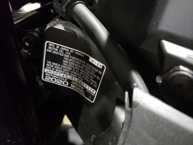 2020 HONDA CBR600 RA JH2PC40J8LK600335