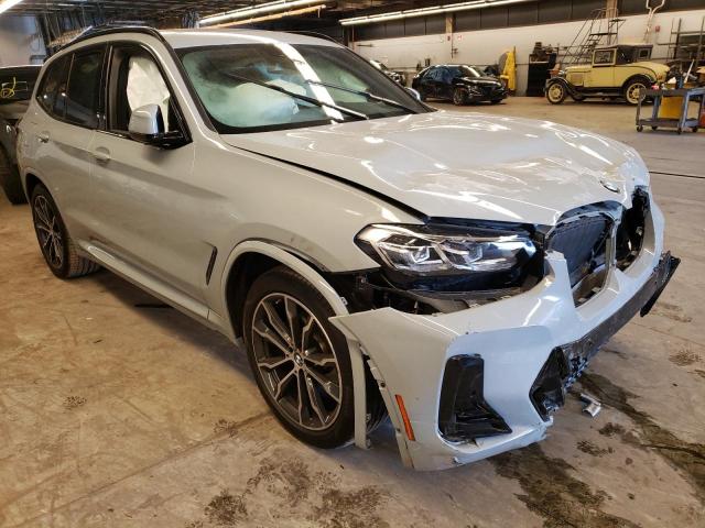 Salvage cars for sale from Copart Wheeling, IL: 2022 BMW X3 XDRIVE3