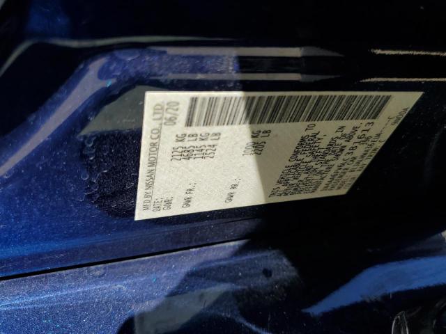 2020 NISSAN MAXIMA PLA 1N4AA6FV6LC381613