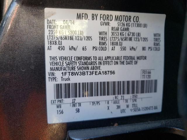 2015 FORD F-350 1FT8W3BT3FEA18756