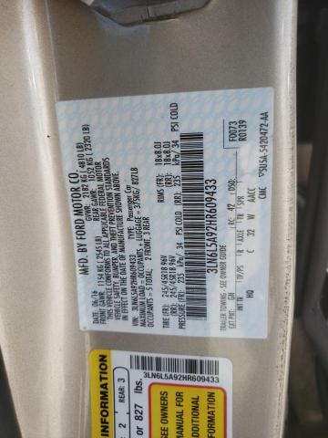 2017 LINCOLN MKZ PREMIE 3LN6L5A92HR609433