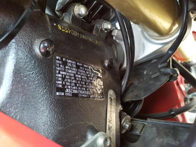 2006 KAWASAKI ZX1400 A JKBZXNA196A004578
