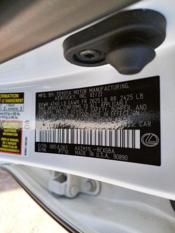2022 LEXUS ES 300H BA 58ADA1C10NU017748