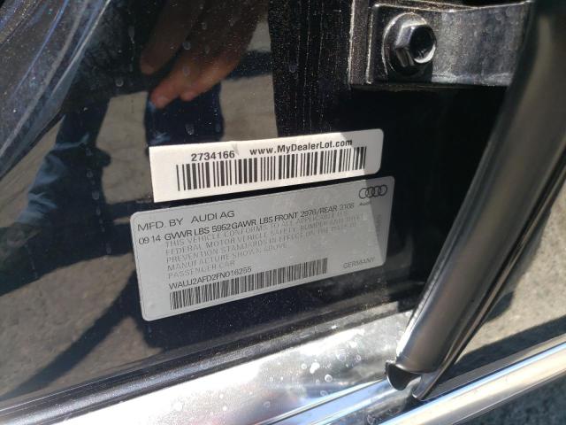 2015 AUDI A8 QUATTRO WAUJ2AFD2FN016255