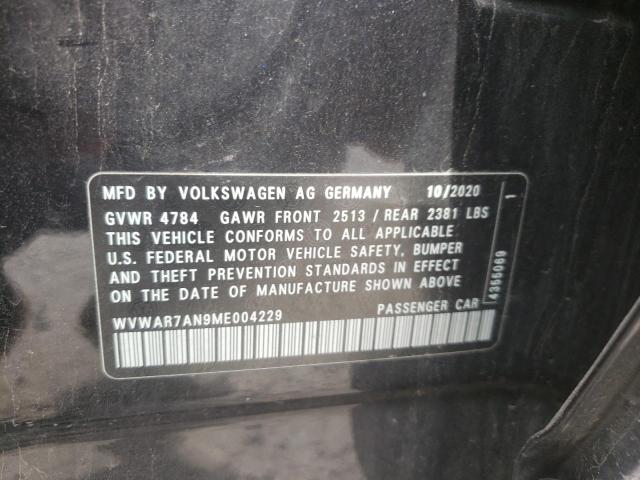 2021 VOLKSWAGEN ARTEON SE WVWAR7AN9ME004229