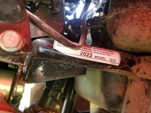 2022 HONDA TRX420 FM 1HFTE40L5N4800380