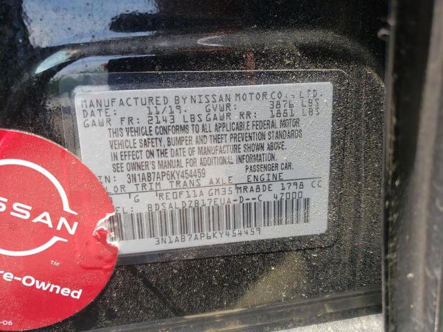 2019 NISSAN 210 WAGON 3N1AB7AP6KY454459