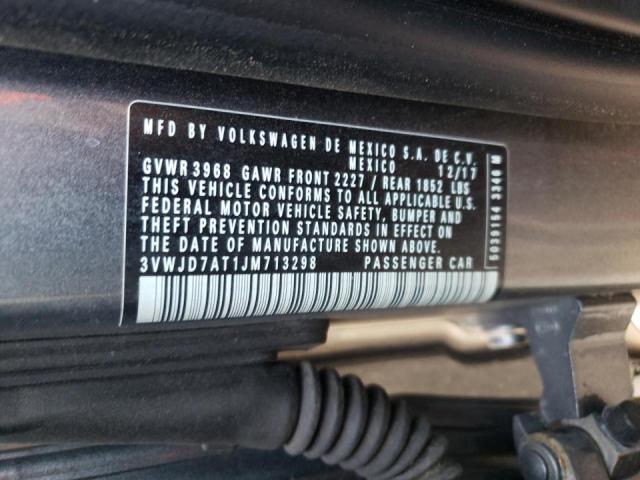2018 VOLKSWAGEN BEETLE SE 3VWJD7AT1JM713298