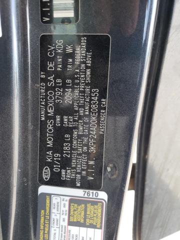 2019 KIA FORTE - 3KPF24AD0KE083453