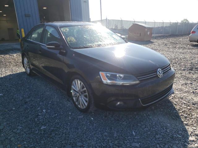Salvage cars for sale from Copart Elmsdale, NS: 2012 Volkswagen Jetta SEL