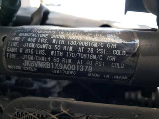 2009 KAWASAKI VN1700 B JKBVNRB1X9A001378