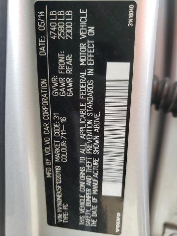 2015 VOLVO V60 PREMIE YV140MEK5F1220119