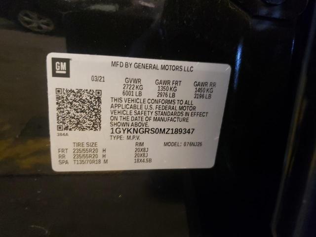 2021 CADILLAC XT5 SPORT 1GYKNGRS0MZ189347