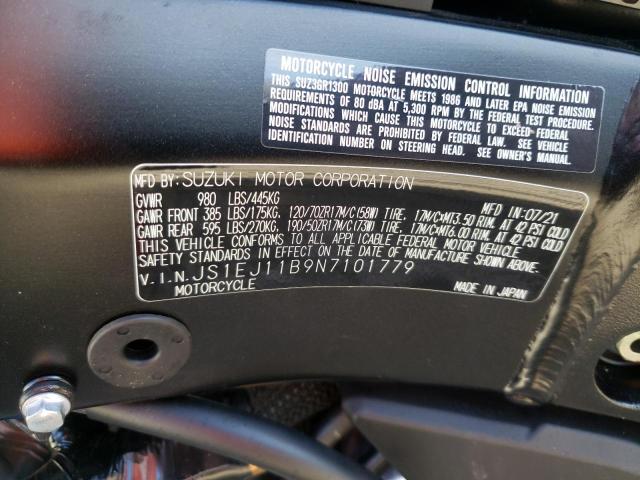 2022 SUZUKI GSX1300 RR JS1EJ11B9N7101779
