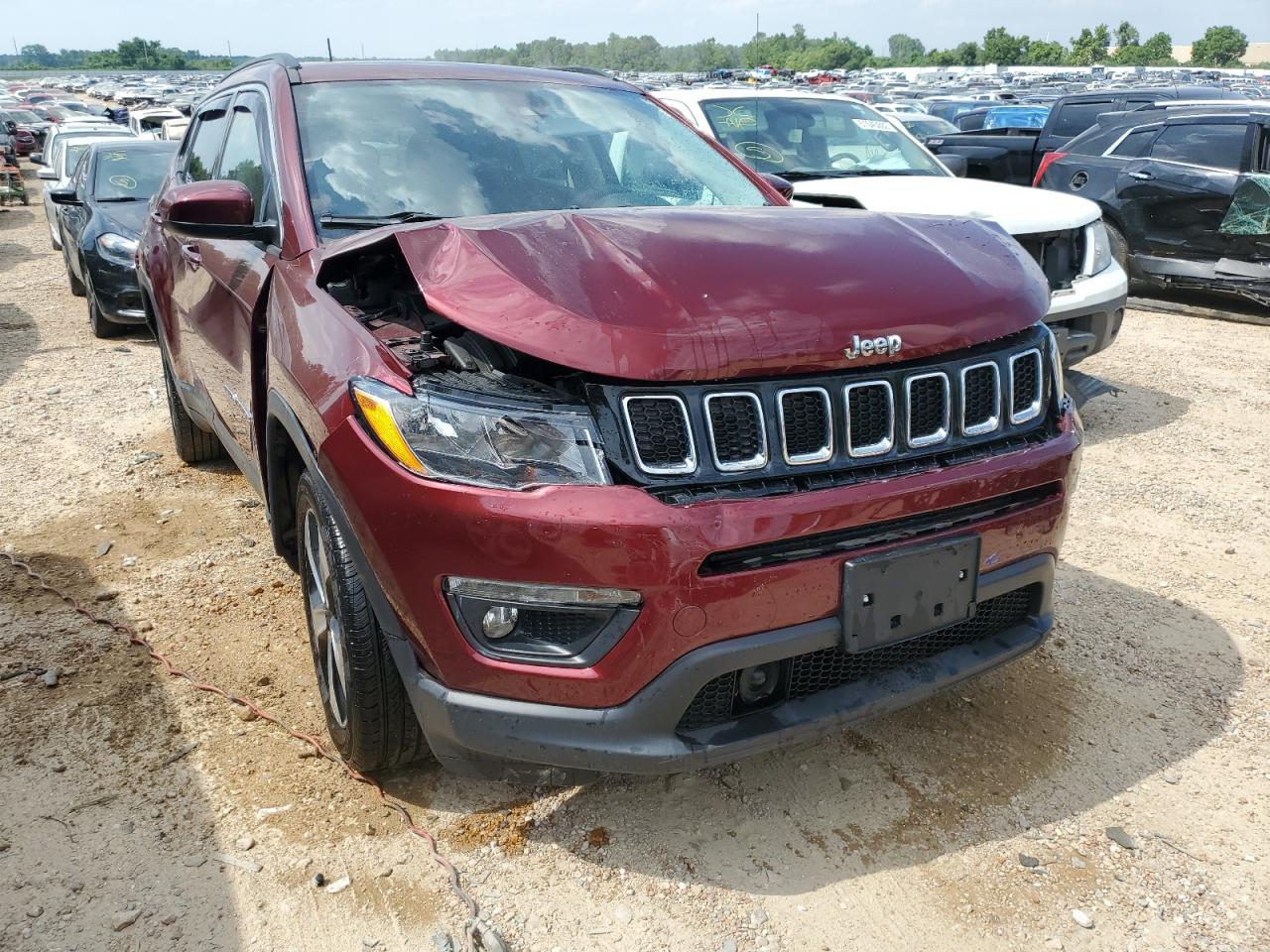 2020 Jeep Compass Latitude VIN: 3C4NJCBB7LT258879 Lot: 50351852