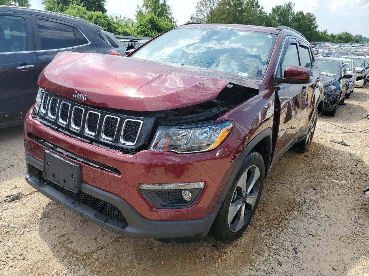 2020 Jeep Compass Latitude VIN: 3C4NJCBB7LT258879 Lot: 50351852