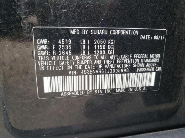 2018 SUBARU LEGACY SPO 4S3BNAS61J3005998