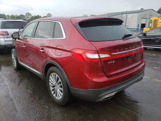 2016 LINCOLN MKX SELECT 2LMTJ6KRXGBL78876